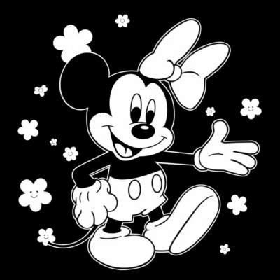 Tranh tô màu Mickey Chuột