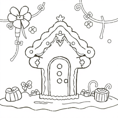 Tranh tô màu bánh gừng