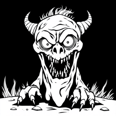 Quái Vật Vui Màu – Tô Màu Cho Bé