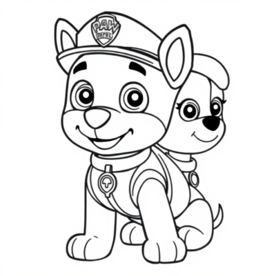 Tranh Tô Màu Psi Patrol