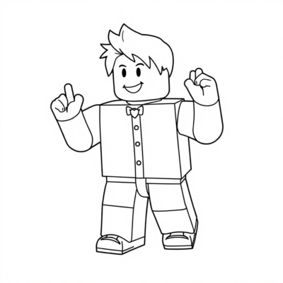 Sách tô màu Roblox để in