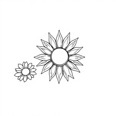 Mặt trời tô màu