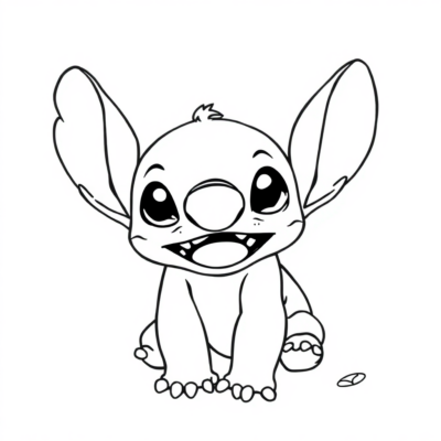 Sách tô màu Stitch