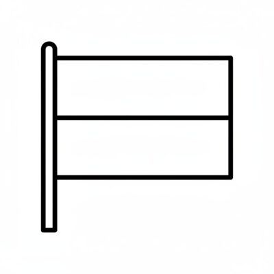 Tranh tô màu cờ Ba Lan