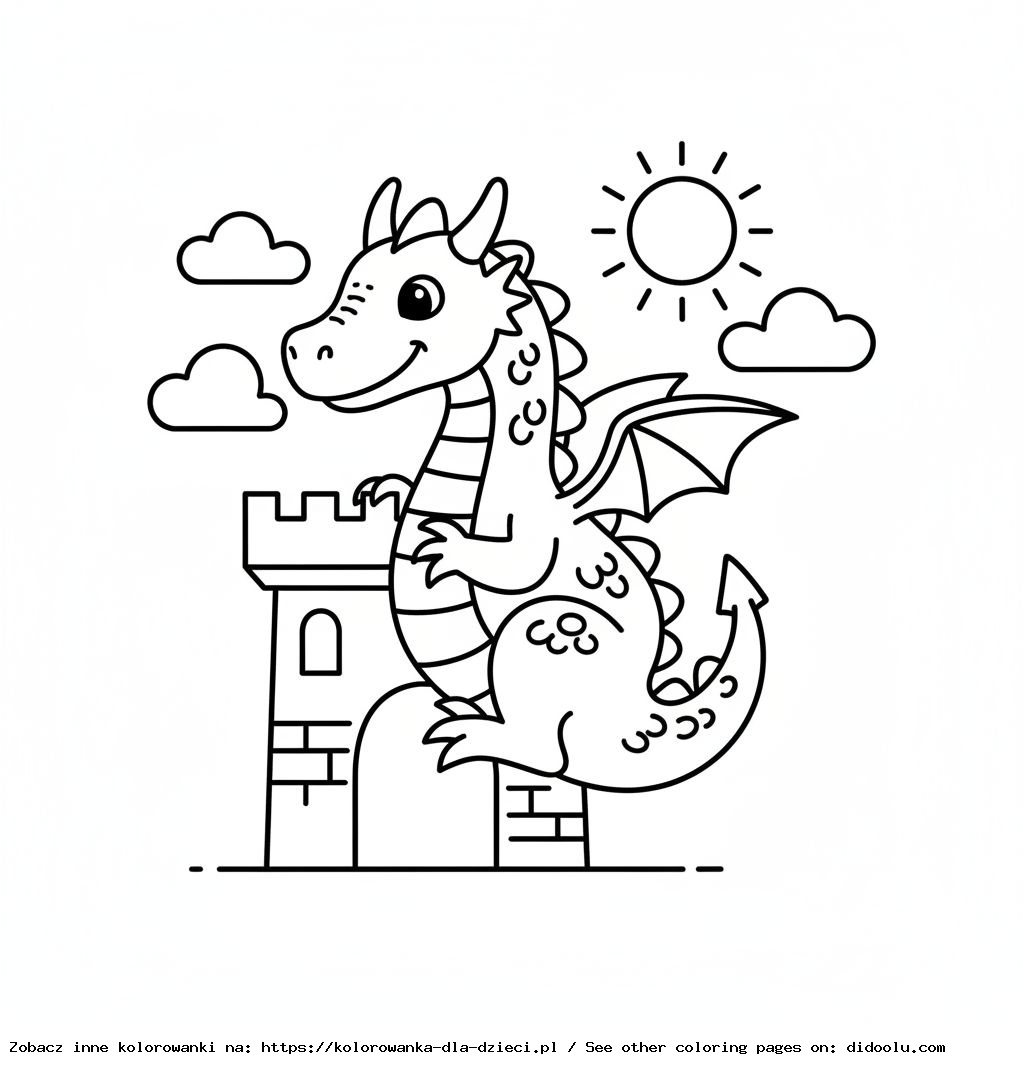 Tranh tô màu rồng