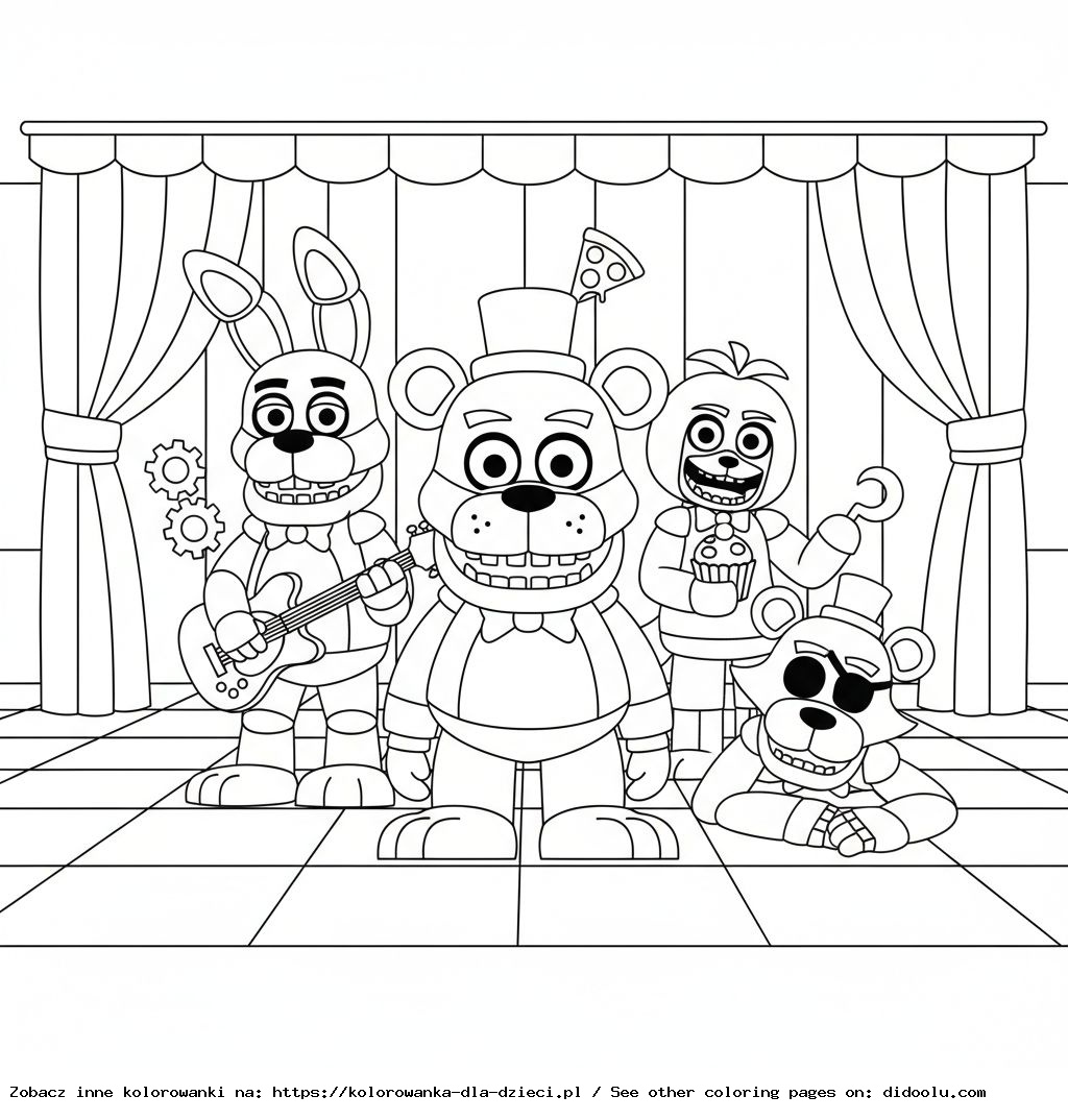 Coloring Book Five Nights At Freddy’s