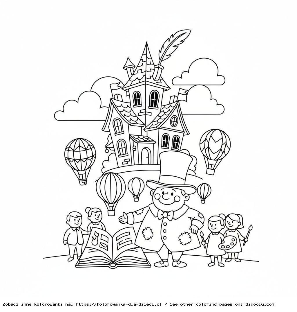 Học viện của Ngài Kleks Tô màu