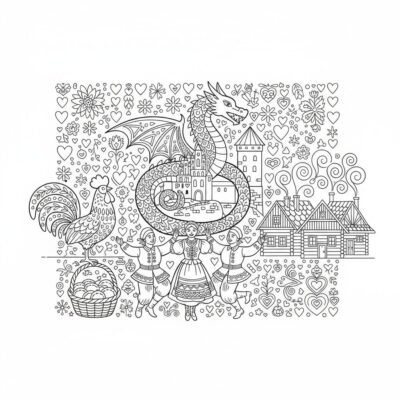 Sách tô màu Ba Lan