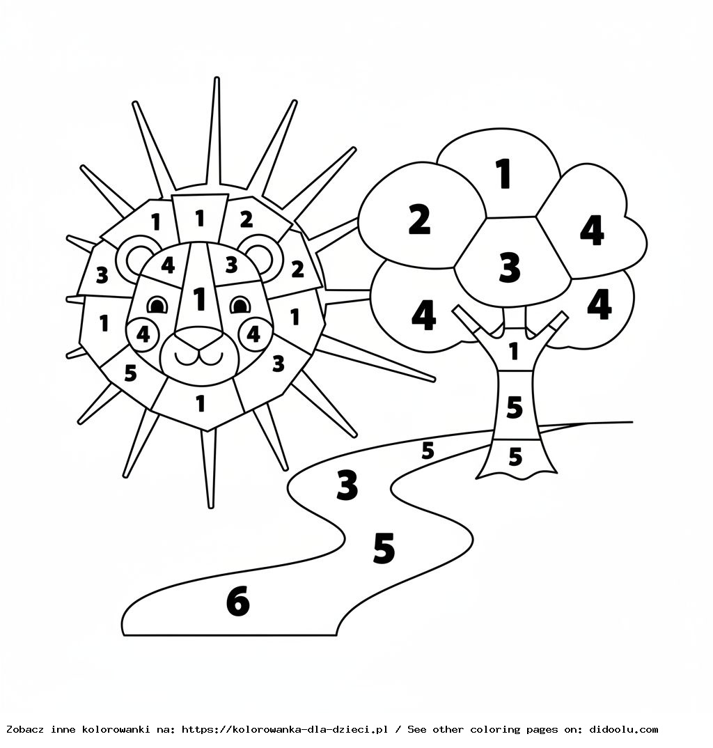 Sách tô màu theo số