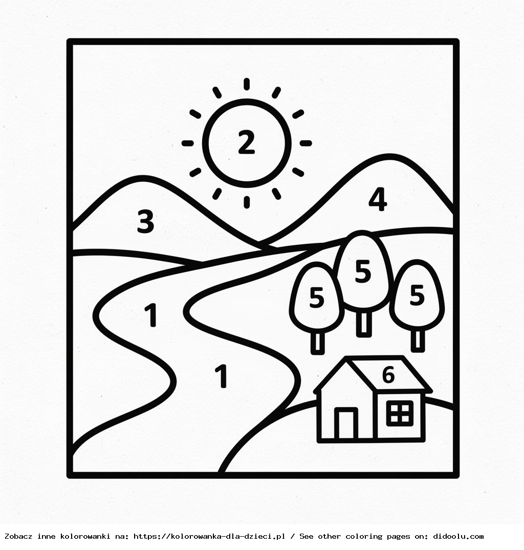 Sách tô màu theo số để in