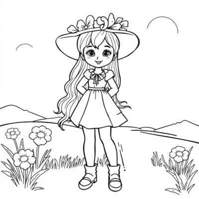 Sách tô màu: trang phục và sách tô màu cho trẻ em