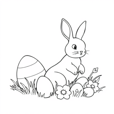 Trang tô màu Lễ Phục Sinh cho bé