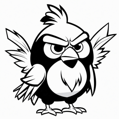 sách tô màu angry birds