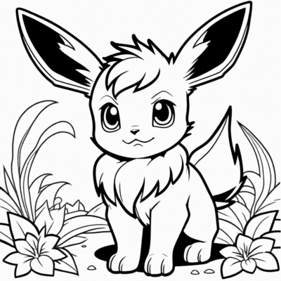 sách tô màu eevee pokemon