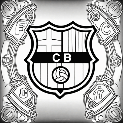 sách tô màu fc barcelona