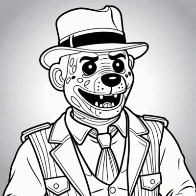 sách tô màu freddy