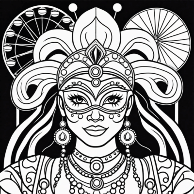 sách tô màu lễ hội