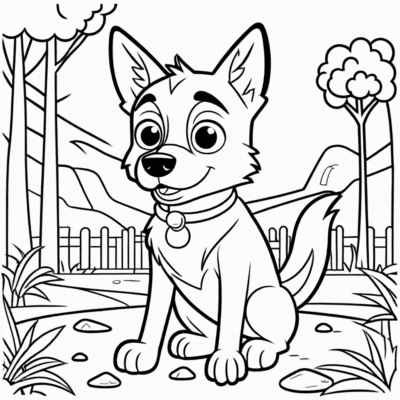 sách tô màu Bluey và Bingo