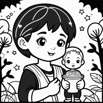 sách tô màu ngày trẻ em