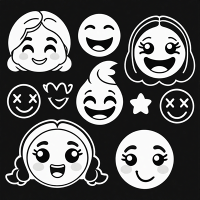 sách tô màu biểu tượng cảm xúc