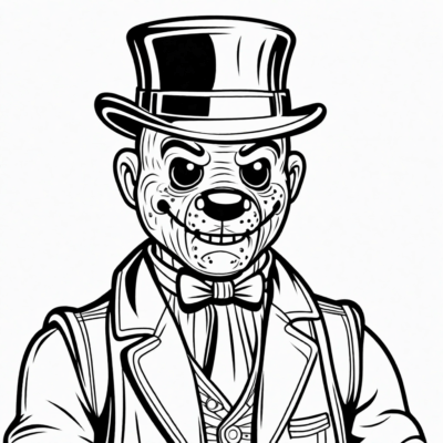sách tô màu freddy