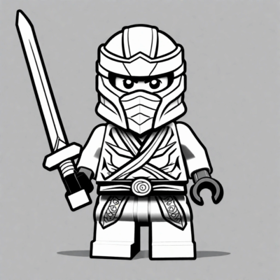 sách tô màu lego ninjago kai