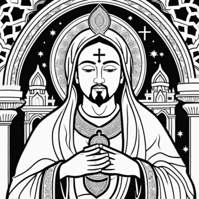 sách tô màu tôn giáo