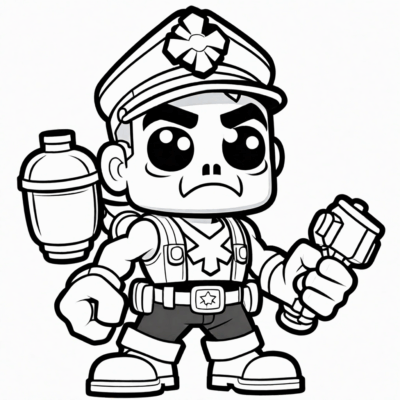 coloring book from Brawl Stars