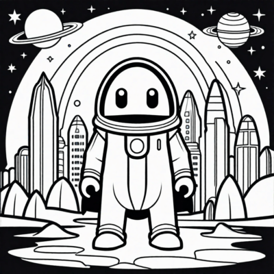 sách tô màu Among Us để in