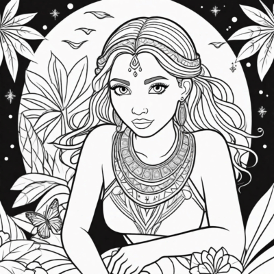 tranh tô màu Bing để in