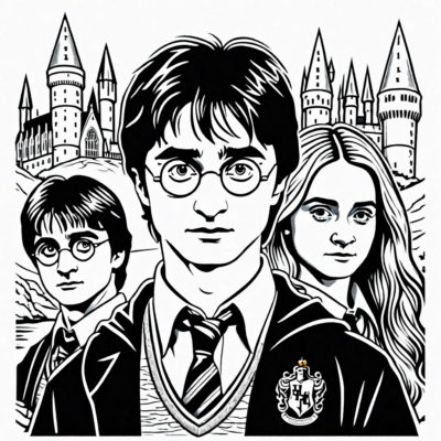 sách tô màu Harry Potter cho người lớn