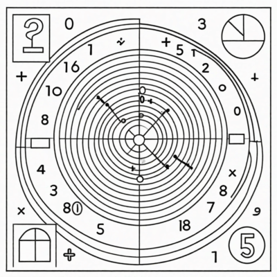sách tô màu toán học đến 10 để in