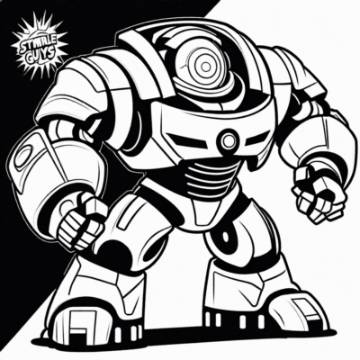 sách tô màu Stumble Guys Dynamitron