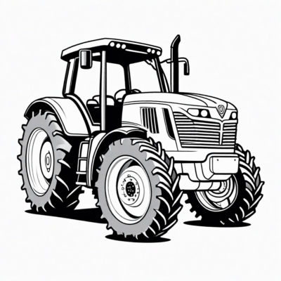 trang trí máy kéo để in