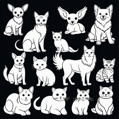 Sách tô màu: Thú cưng dễ thương