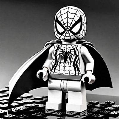sách tô màu lego spiderman