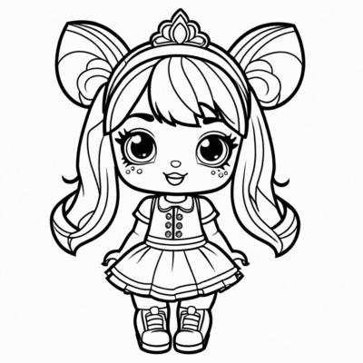 tô màu lol surprise để in
