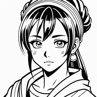 Tập tô tranh phong cách manga cho trẻ em