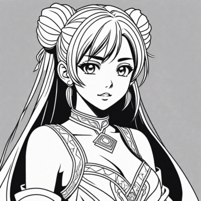 sách tô màu manga