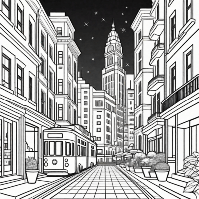 Thành phố sắc màu cho bé khám phá