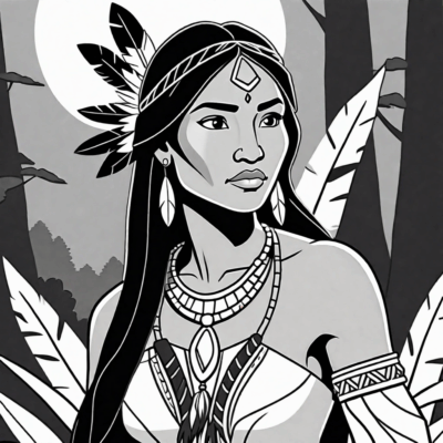 tô màu Pocahontas