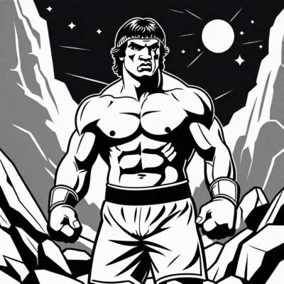 sách tô màu Rocky