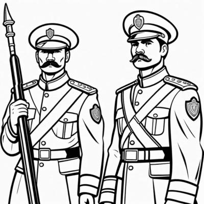 tranh tô màu lính cứu hỏa