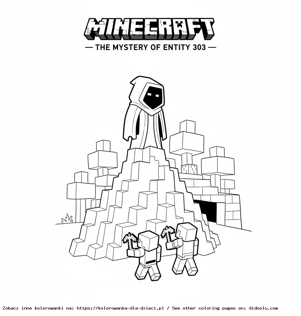 Bokalau Minecraft: Tô màu Entity 303 cho trẻ em
