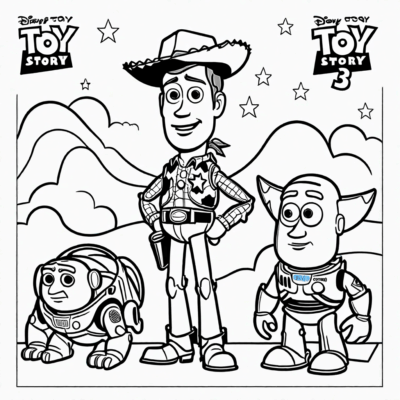 sách tô màu Toy Story