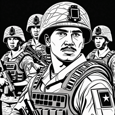 tô đội quân tô màu