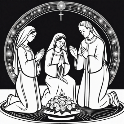 Lễ Mình Thánh Chúa – gia đình cầu nguyện trong ngày lễ