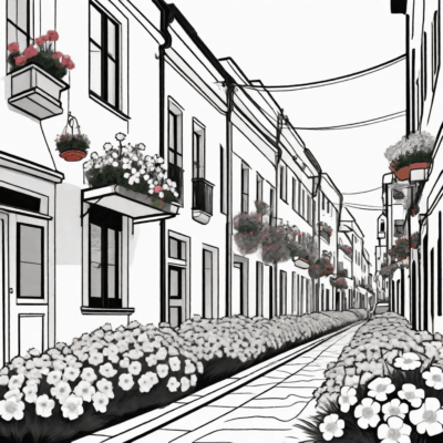 Thánh Thể – con phố được trang trí bằng hoa