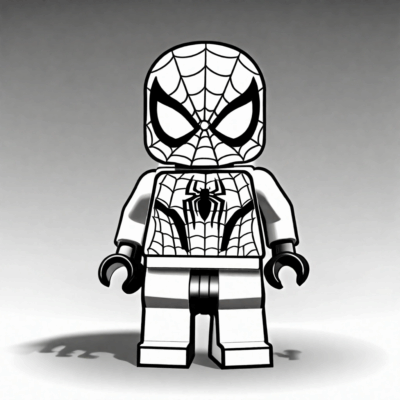màu sắc lego spiderman