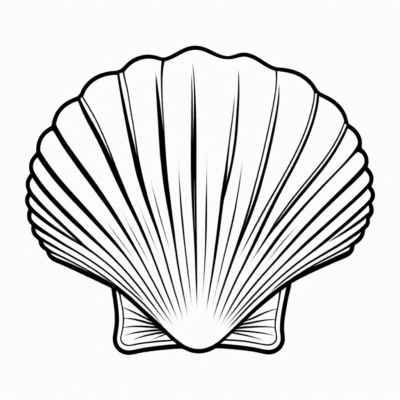 sách tô màu vỏ sò